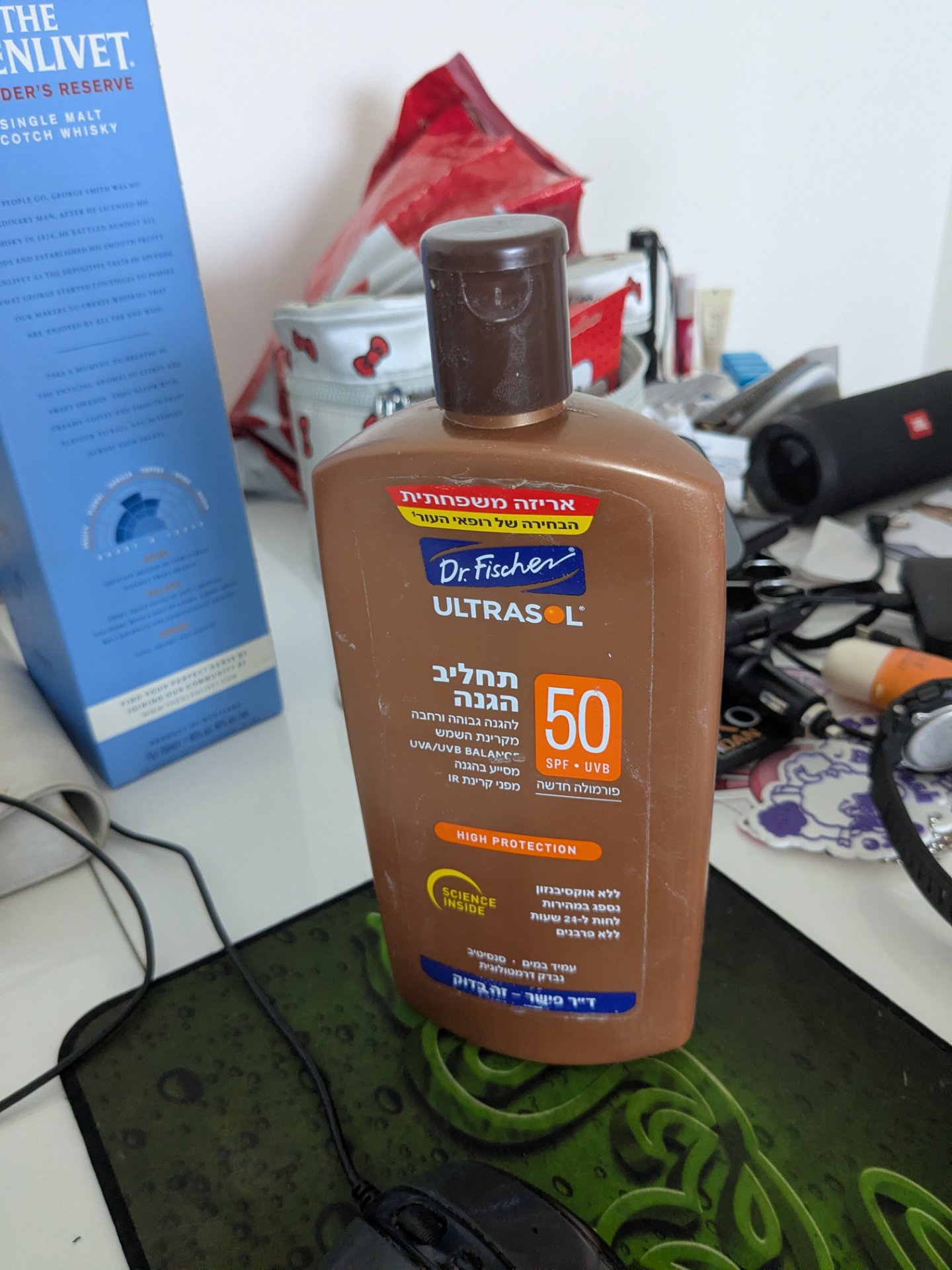 Крем солнцезащитный Dr. Fischer Ultrasol SPF 50, использованный